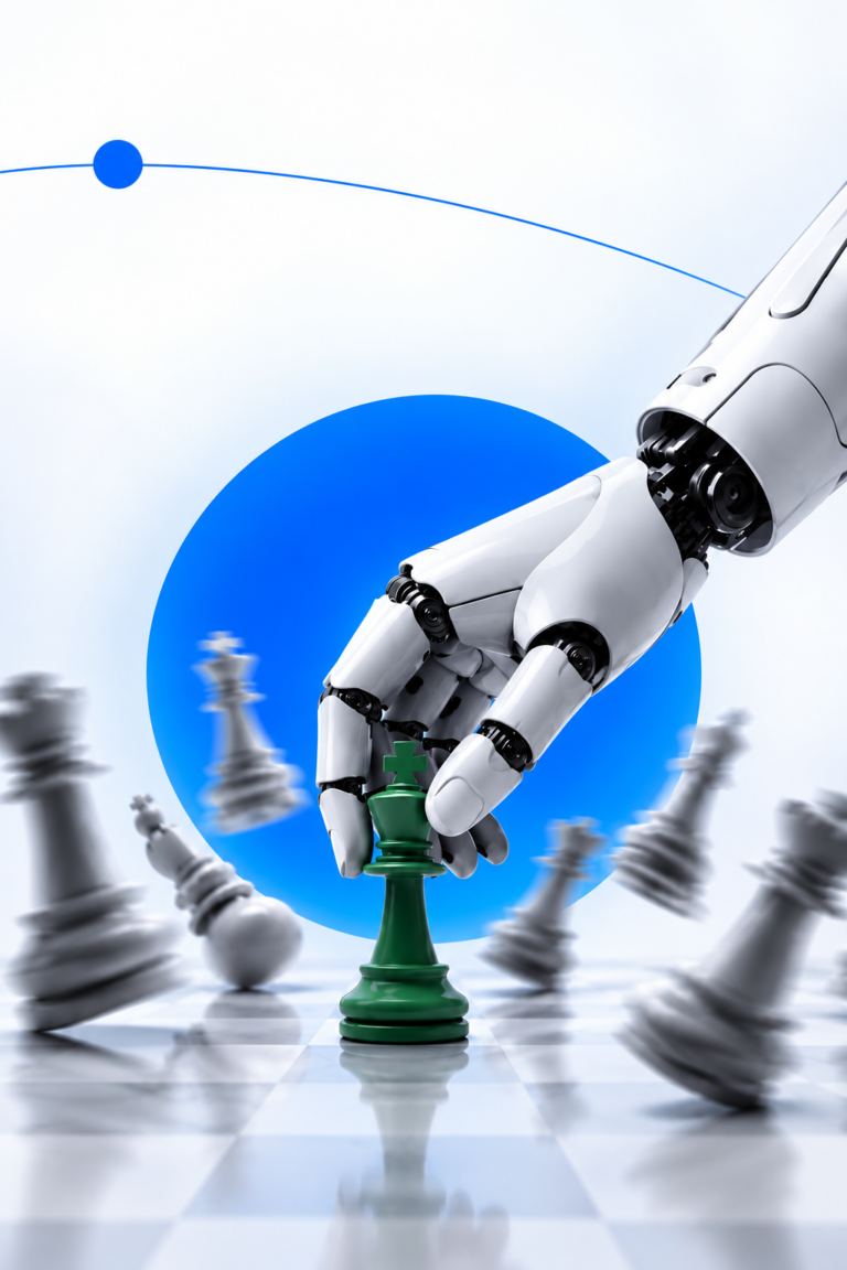 robotic hand makes a decisive move